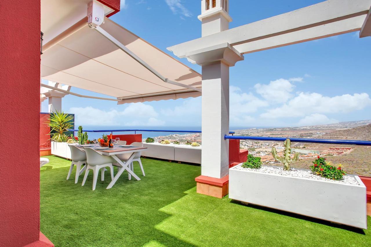 Apartament Wonderful View, Huge Terrace Solarium, Private Parking Costa Adeje  Zewnętrze zdjęcie