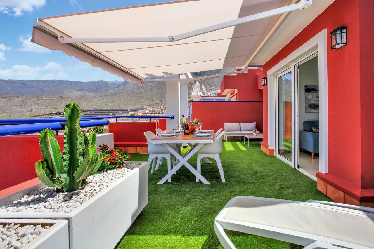 Apartament Wonderful View, Huge Terrace Solarium, Private Parking Costa Adeje  Zewnętrze zdjęcie