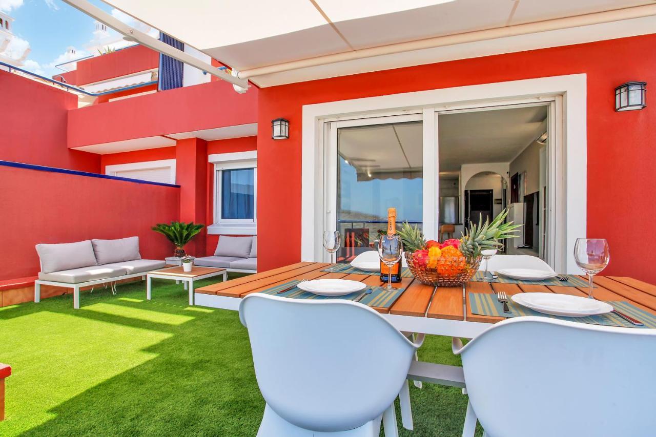 Apartament Wonderful View, Huge Terrace Solarium, Private Parking Costa Adeje  Zewnętrze zdjęcie
